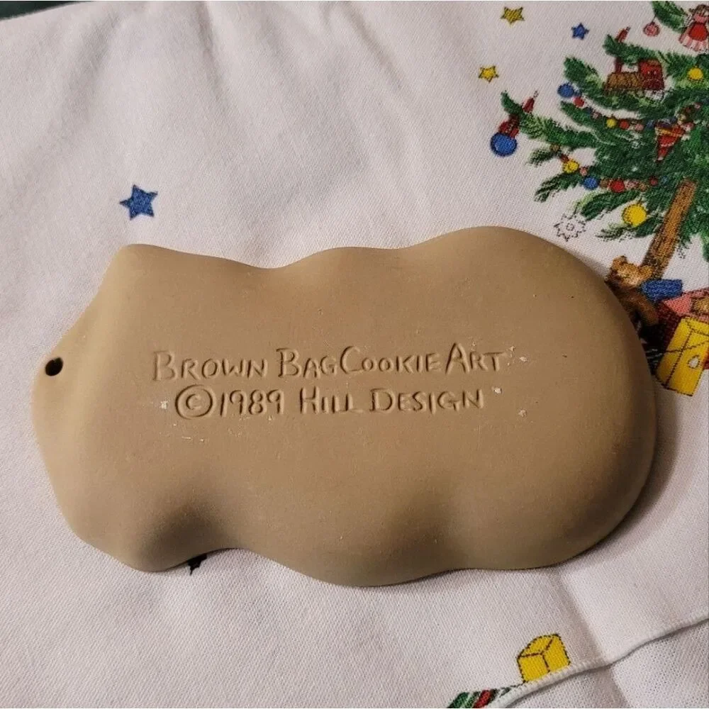 Snowman Cookie Mold. Brown Bag Cookie Art - 1989